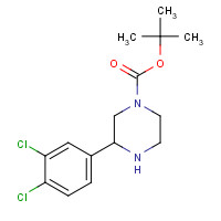 185110-16-1 1-BOC-3-(3,4-DICHLOROPHENYL)PIPERAZINE chemical structure