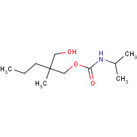 25462-17-3 2-(hydroxymethyl)-2-methylpentyl isopropyl-carbamate chemical structure