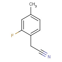518070-26-3 Benzeneacetonitrile,2-fluoro-4-methyl-(9CI) chemical structure