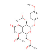 2872-65-3 4-METHOXYPHENYL 2,3,4,6-TETRA-O-ACETYL-BETA-D-GALACTOPYRANOSIDE chemical structure
