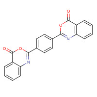 18600-59-4 2,2'-(1,4-PHENYLENE)BIS-4H-3,1-BENZOXAZIN-4-ONE chemical structure
