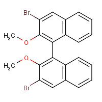 75714-60-2 (R)-3,3'-DIBROMO-2,2'-DIMETHOXY-1,1'-BINAPHTHYL chemical structure