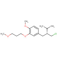 324763-39-5 Benzene,4-[(2R)-2-(chloromethyl)-3-methylbutyl]-1-methoxy-2-(3-methoxypropoxy)- chemical structure