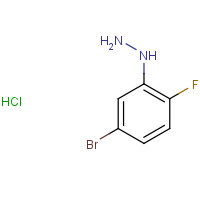 502496-24-4 (5-BROMO-2-FLUORO-PHENYL)-HYDRAZINE HYDROCHLORIDE chemical structure