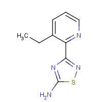 1103426-73-8 3-(3-ethylpyridin-2-yl)-1,2,4-thiadiazol-5-amine chemical structure