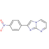 28266-96-8 2-(4-NITRO-PHENYL)-IMIDAZO[1,2-A]PYRIMIDINE chemical structure