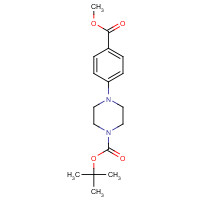 158985-36-5 1-Boc-4-(4-methoxycarbonylphenyl)piperazine chemical structure