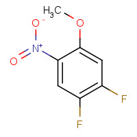 66684-64-8 3,4-Difluoro-6-Nitroanisole chemical structure