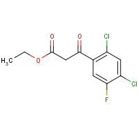 86483-51-4 ETHYL 2,4-DICHLORO-5-FLUOROBENZOYLACETATE chemical structure