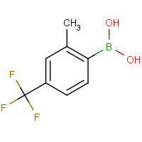 957034-45-6 2-Methyl-4-(trifluoromethyl)phenylboronic acid chemical structure