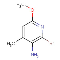 135795-51-6 2-BROMO-3-AMINO-6-METHOXY-4-PICOLINE chemical structure