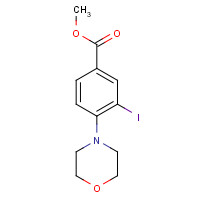 1131614-73-7 methyl 3-iodo-4-morpholinobenzoate chemical structure