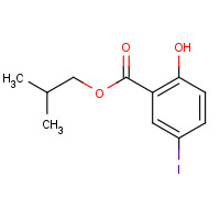 15206-70-9 isobutyl 2-hydroxy-5-iodobenzoate chemical structure