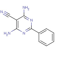 91093-93-5 4,6-diamino-2-phenylpyrimidine-5-carbonitrile chemical structure