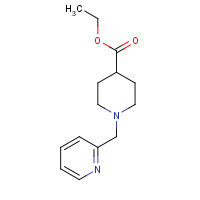 138030-53-2 1-PYRIDIN-2-YLMETHYLPIPERIDINE-4-CARBOXYLIC ACID ETHYL ESTER chemical structure