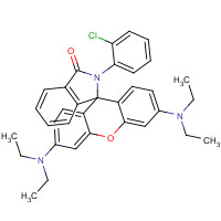51750-84-6 2-(2-chlorophenyl)-3',6'-bis(diethylamino)spiro[1H-isoindole-1,9'-[9H]xanthene]-3(2H)-one chemical structure
