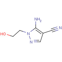 5346-53-2 5-AMINO-4-CYANO-1-(2-HYDROXYETHYL)PYRAZOLE chemical structure