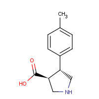 1049976-10-4 (3S,4R)-4-P-TOLYLPYRROLIDINE-3-CARBOXYLIC ACID chemical structure