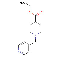143210-48-4 1-PYRIDIN-4-YLMETHYLPIPERIDINE-4-CARBOXYLIC ACID ETHYL ESTER chemical structure