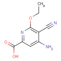 904309-78-0 4-amino-5-cyano-6-ethoxypicolinic acid chemical structure