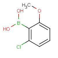 385370-80-9 2-CHLORO-6-METHOXYPHENYLBORONIC ACID chemical structure
