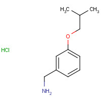 37806-39-6 (3-isobutoxyphenyl)methanamine hydrochloride chemical structure