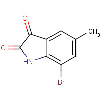 108938-16-5 7-BROMO-5-METHYL-1H-INDOLE-2,3-DIONE chemical structure