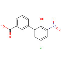 376592-58-4 5'-chloro-2'-hydroxy-3'-nitro-(1,1'-biphenyl)-3-carboxylic acid chemical structure