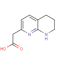 445490-61-9 (5,6,7,8-TETRAHYDRO-[1,8]NAPHTHYRIDIN-2-YL)-ACETIC ACID chemical structure