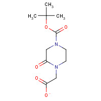 549506-47-0 4-CARBOXYMETHYL-3-OXO-PIPERAZINE-1-CARBOXYLIC ACID TERT-BUTYL ESTER chemical structure