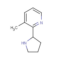23894-37-3 3-methyl-2-(pyrrolidin-2-yl)pyridine chemical structure