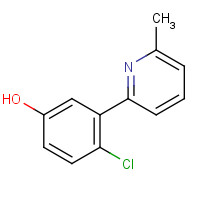 1150618-03-3 4-chloro-3-(6-methylpyridin-2-yl)phenol chemical structure