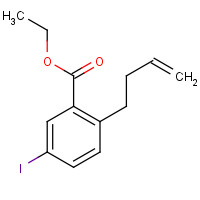 1131587-19-3 ethyl 2-(but-3-enyl)-5-iodobenzoate chemical structure
