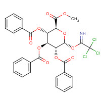 169557-99-7 2,3,4-Tri-O-benzoyl-alpha-D-glucopyranuronic acid methyl ester trichloroacetimidate chemical structure