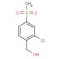 181300-40-3 (2-CHLORO-4-METHANESULFONYL-PHENYL)-METHANOL chemical structure