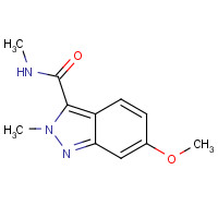 1184915-28-3 6-methoxy-N,2-dimethyl-2H-indazole-3-carboxamide chemical structure