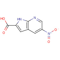 1150618-15-7 5-nitro-1H-pyrrolo[2,3-b]pyridine-2-carboxylic acid chemical structure