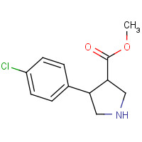 813425-70-6 Trans-methyl 4-(4-chlorophenyl)pyrrolidine-3-carboxylate chemical structure