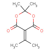 2231-66-5 2,2-dimethyl-5-(1-methylethylidene)-1,3-dioxane-4,6-dione chemical structure