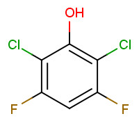 63418-08-6 2,6-DICHLORO-3,5-DIFLUOROPHENOL chemical structure