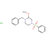 864759-66-0 1-BENZYL-4-(2-METHOXY-BENZENESULFONYL)-PIPERAZINE HYDROCHLORIDE chemical structure