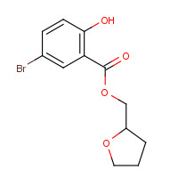 1131587-68-2 (tetrahydrofuran-2-yl)methyl 5-bromo-2-hydroxybenzoate chemical structure