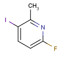 884495-23-2 6-Fluoro-3-iodo-2-methylpyridine chemical structure