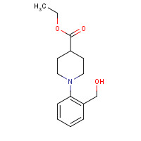 773870-63-6 1-(2-HYDROXYMETHYLPHENYL)PIPERIDINE-4-CARBOXYLIC ACID ETHYL ESTER chemical structure