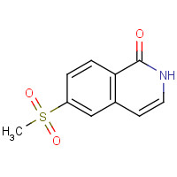 1184914-68-8 6-(methylsulfonyl)isoquinolin-1(2H)-one chemical structure