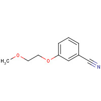 80407-67-6 3-(2-methoxyethoxy)benzonitrile chemical structure