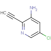 1150617-82-5 5-Chloro-2-ethynyl-pyridin-3-ylamine chemical structure