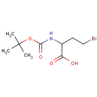 637008-54-9 BOC-2-AMINO-4-BROMOBUTANOIC ACID chemical structure