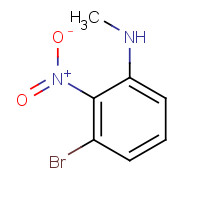 1150617-53-0 3-bromo-N-methyl-2-nitrobenzenamine chemical structure