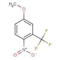 344-39-8 4-METHOXY-1-NITRO-2-TRIFLUOROMETHYL-BENZENE chemical structure